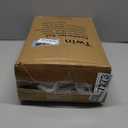 TAIMIT Ivory Twin Size Comforter Set - 5 Pieces, Bed in a Bag Bedding Sets with All Season Soft Quilted Warm Fluffy Reversible Comforter,Flat Sheet,Fitted Sheet,1 Pillow Shams,1 Pillowcases