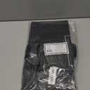 Purple Q Crafts Thank You Bags for Business Black Plastic Bags 50 Pack with Soft Loop Handle Thank You Shopping Bags