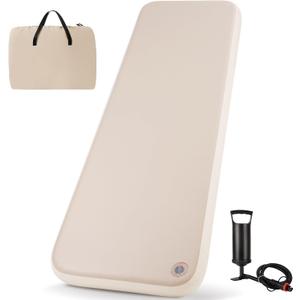 TOBTOS High-Support Camping Sleeping Pad, 3" Thick Anti-Sag Design for Stable Support, Inflatable Mattress with Manual Pump for Camping, Hiking & Home