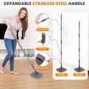 Chabatree Mop and Bucket Set，Spin Mop and Bucket Set with Separate Dirty and Clean Water，2 Replaceable Mop Pads，Deep-Cleaning Mops for Floors, Versatile Mops for Walls