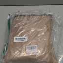 Round Outdoor Table Cover Waterproof Heavy Duty Patio Furniture Covers, Round Patio Table Chair Set Covers - 54" Dia x 28" H (Beige & Brown)