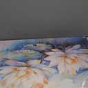 White Lotus Canvas Wall Art Lotus Flower Picture Prints Zen Floral Bloom Paintings for Bathroom Meditation Room Decor Framed(Lotus-3,16.00" x 24.00")