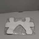 16 Pcs Precut Kinesiology Tape for Ankle Cotton Breathable Elastic Athletic Tape Pain Relief Minimize Ankle Sprain Provides Support and Stability for Ligament and Muscle Marathon Use(Black)