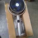 Dreo Fan for Bedroom, 120+120Omni-directional Oscillating Fan, 90ft, DC Motor, 20 dB Quiet Standing Pedestal Fans, 8 Speeds, 3 Modes Circulator with Remote, 35-40" Adjustable Height, 8H Timer (Silver)