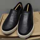 Vionic Womens Kearny (9 Wide, Black Leather)