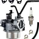 YAMAKATO Huayi 592929 592331 Carburetor for 25T232 25T235 25T236 25T237 Engines Troy Bilt 6250 8500 Watts Generator 030594A 030594, Straight Fuel Inlet