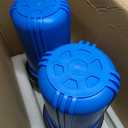 PUREPLUS 2-Stage Whole House Water Filtration System, Reduces Chlorine, Odor, Heavy Metals, Iron, Manganese, 10"x4.5" Clear Housing, 1" Inlet/Outlet, PP Sediment & Iron Filter, with Pressure Gauges