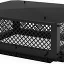 Stanbroil 18" x 22" Chimney Cap, Fireplace Chimney Cover for Outside Adjustable Bottom to Fit Existing Clay Flue Tile Sizes, Chimney Flue Rain Caps