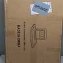 Baby Changing Station Wall Mounted Baby Changing Table Foldable Diaper Changing Unit Commercial Restrooms Horizontal HDPE Meterial with Safrty Strap White Gray (Horizontal+Wipe case)