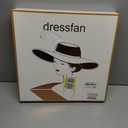 dressfan Fascinator Hats for Women,Linen Vintage Feather Headwear for Derby/Church/Wedding/Cocktail/Tea Party (White)