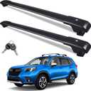 Roof Rack Cross Bars for 2014-2026 Subaru Forester 396lbs Lockable Roof Rails Crossbars Anti-Theft Roof Rackfor Cargoes, Bicycles, Kayaks, Luggage Racks, Suitcases, Canoes