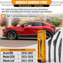 AUTOBOO 26"+16" Windshield Wipers with 14" Rear Wiper Blade Replacement for Mazda CX30 CX-30 2020 2021 2022 2023 2024 2025 Acura Rdx Nissan Leaf -Original Factory Quality (Pack of 3)