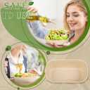 Remerry 100 Sets 23 oz Disposable Bowls with Lids Paper Meal Prep Containers Disposable Paper Food Containers Throw Away Lunch Salad Bowls for Restaurant Party Serving