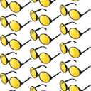 Bencailor 18 Pcs Bee Glasses Sunglasses Honey Bee Costume Glasses Funny Eyeglasses Honeycomb Accessories Party Favors (Yellow)