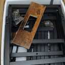 20-30 Gallon Fish Tank Stand with Power Outlets,Aquarium Stand with 2-Tier Storage Shelves,Heavy Metal Reptile Turtle Tank Stand,Fish Tank Shelf,600LBS Capacity,30"L ×11.8"W ×20.5"H - Rustic Brown