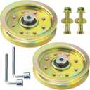 2 Pack 753-08171 Idler Pulley Kit Replaces Cub Cadet 756-04129B Idler Pulley 756-04129B, Idler Pulley 753-08171, MTD 75308171, 756-04129, 956-04129 753 08171 for Cub Cadet RZT50, LTX1040 Decks