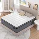 Ayeawo Queen Mattress 14 Inch, Queen Size Mattresses in a Box, Superior Hybrid Bed with Gel Memory Foam for Back & Lumbar Support, Pressure Relief, Zoned Support Pocket Springs, Cooling&Firm Feel