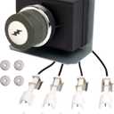 X Home 1836-13 Grill Igniter Kit for Weber Genesis 330 Model Gas Grills with Front-Control, Replacement for Weber Parts 7629