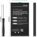 3DS XL Battery,3.7V 1750mAh High Capacity Replacement Battery for Nintendo 3DSXL/New 3DSXL/ 3DS LL/New 3DS LL Console,Includes Tool Kit