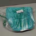 OLANLY Soft Chenille Bathroom Toilet Lid Cover, Machine Washable Seat Covers, 17.5x15, Stays in Place Rubber Backing, Fits Most Round, Elongated and Oblong Lids, Accessories Decor, Teal