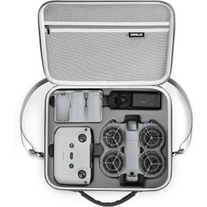 STARTRC Carrying Case for DJI Neo 2 Accessories, Portable PU Protective Shoulder Bag for DJI Neo 2 Fly More Combo, Compatible with RC-N3/RC-N Remote Controller