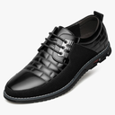 Men's Premium Leather Dress Shoes Comfort Business Casual Oxford Shoes Fashion Dress Sneakers Soft Loafers Derby Shoe for Office Working Walking Driving 45