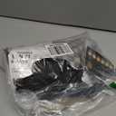 Black Vinyl Gloves, Food Grade Gloves Disposable Latex Free & Powder Free, Guantes for Cleaning Cooking Food Prep (Large)