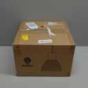 ELYONA Hammered Pendant Light for Kitchen Island, 10.2 Metal Solid Wood Bar Hanging Lamp, Adjustable Height Industrial Pendant Lighting for Dining Room, Bedroom, Bar, Office, Modern Blue (Medium)