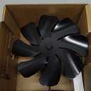 Tomersun Wood Stove Fan Heat Powered Stove Fan, Fireplace Fan for Wood Burning Stove/Pellet/Fireplace, with Thermometer (8 Blades)