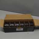 Yachi Ramekins Black, 6 oz Ceramic Set of 6 Stoneware Bakeware for Souffle Sauces Dipping Onion Soup Lava Cake Flan Creme Brulee Kit Pudding Mini Custard Oven Safe