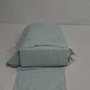 Comfort Spaces Cotton Flannel Breathable Warm Deep Pocket Sheets with Pillow Case Bedding, Cal King, Aqua Solid 4 Piece