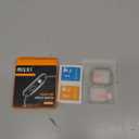 Misxi 2 Pack Tempered Glass Case Compatible for Apple Watch SE 3 (2025) SE 2 SE Series 6 Series 5 Series 4 40mm, Hard PC Screen Protector Overall Protection Cover for iWatch, 1 Gold + 1 Transparent