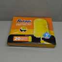 Heavy Duty Duster Refill Kit for Swiffer Duster with 3 ft Extension Pole & 20 Count Refills, 4X Microfibers Multisurface Dusters for Cleaning Home, Celling Fan, Blinds, Vent & Shelves (Yellow)