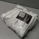 Jinchan Boho Linen Blend Sliding Patio Door Curtains, 84 Inches Long, 1 Panel Divider, Extra Wide, Light Filtering Grommet Curtains for Living Room, 100"W x 84"L (Pack of 1), Back Tab| Sage on Flax