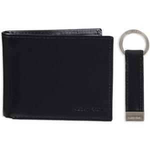 Calvin Klein Men's Wallet Sets-Minimalist Bifold and Card Cases