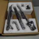 SupeDesk Overhead Camera Mount, Adjustable Desk Mount with Flexible Aluminum Spring Arm, 360 Ball Head, 1/4" 3/8" Screw & Phone Clamp for DSLR Cameras, Light, Heavy Microphones, and Smartphones