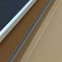 Board2by Cork Board Bulletin Board 36 x 48, Silver Aluminium Framed 4x3 Corkboard, Foldable Office Board for Wall, Large Wall Mounted Notice Pin Board with 36 Push Pins for School, Home & Office