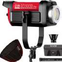 GVM Video Lighting 300W Bi-Color Studio Lights kit with Bowens Mount Softbox and Stand CCT 2700K~6800K CRI 97+ Continuous Lighting for Photography