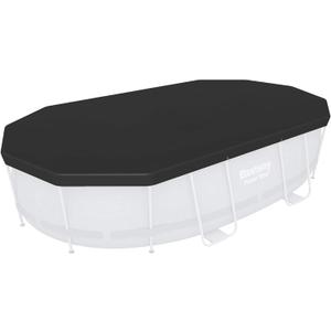 Bestway Flowclear PVC Tarpaulin, Grey, for Power Steel Pool (424x250x100 cm)
