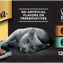 Sheba Perfect Portions Wet Cat Food Cuts in Gravy, Roasted Chicken Entree and with Sustainable Tuna, 2.6 oz. Twin-Pack Trays (12 Count, 24 Servings) BB 10/6/27