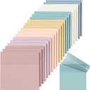 [1000 Sheets] Clear Sticky Notes, 3x3 inch Pastel Color Waterproof Sticky Notes in 7 Vintage Colors for School and Office Supplies, Bible Tabs