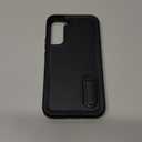 for Samsung Galaxy S22 Plus Case with Kickstand Case 3-Layer Military Grade Protective Case Cover Silicone Rugged Shockproof for Galaxy S22 Plus Phone Case Black+Black