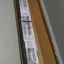 LazBlinds No Tools No Drill Cordless 1" Vinyl Mini Blinds, 100% Blackout Blinds for Indoor Windows, Room Darkening Privacy Window Blinds and Shades for Interior, 35" W x 64" H, White