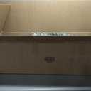 7 FT Pre-Lit Slim Christmas Tree Flocked Decoration with Pine Needles & Lights