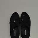 Oude Womens Orthopedic Platform Loafers  2 Inch Rocker Sole Boat Shoes with Arch Support, Comfortable Slip-Ons for Walking, Work, Nurses, Standing All Day (6, Black/White)