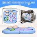 Dog Puzzle Toy for Mental Stimulation for Dogs Interactive Cognitive Puzzle Toys for Smart & Beginner Dogs, Treat Dispensing Dog Enrichment Slow Feeder