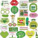 25pcs Pickle Bachelorette Photo Booth Props Last Funny Pickle Shell Ever Tickle Bachelorette Decorations Funny Selfie Props Favors Bulk for Bride to Be Bridal Shower Team Bride