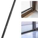 Sliding Glass Door Lock - 18-50inchs Adjustable Sliding Door Security Bar&Window Security Bar,1.18Childproof Heavy Duty Burglar Bar for Window,Patio Doors,Kitchen,Balcony Sliders,ApartmentBlack)