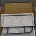 2 Tier Coffee Bar Organizer, Wood Coffee Bar Accessories Shelf for Countertop, Rustic Coffee Station Organizer Decor Stand Rack for Mugs Cups Syrup, Condiment Storage Holder for Kitchen, Home, Office