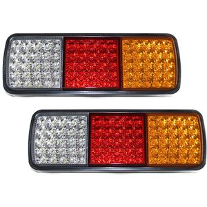 75 LED Trailer Lights, Turn Signal Running Brake Reverse LED Trailer Lights, Waterproof IP68 Taillight for Boat Utility Kit Truck RV Camper UTV UTE Vans (Pack of 2)